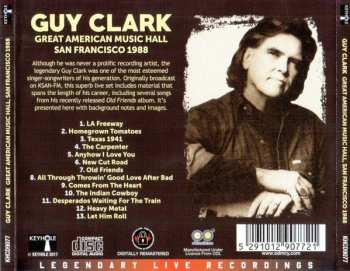 CD Guy Clark: Great American Music Hall, San Francisco 1988