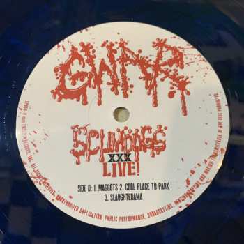 2LP Gwar: Scumdogs XXX Live! LTD | CLR