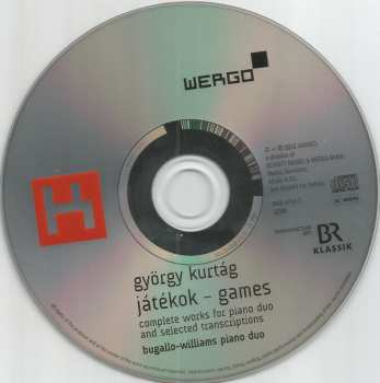 CD György Kurtág: Játékok - Games (Complete Works For Piano Duo And Selected Transcriptions)