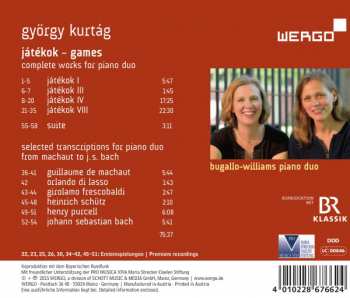 CD György Kurtág: Játékok - Games (Complete Works For Piano Duo And Selected Transcriptions)