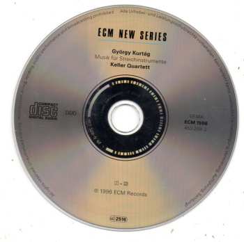 CD György Kurtág: Musik Für Streichinstrumente