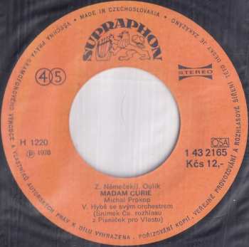 SP Hana Zagorová: Královnička / Madam Curie