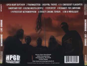 CD Haemorrhage: Live Carnage: Feasting On Maryland