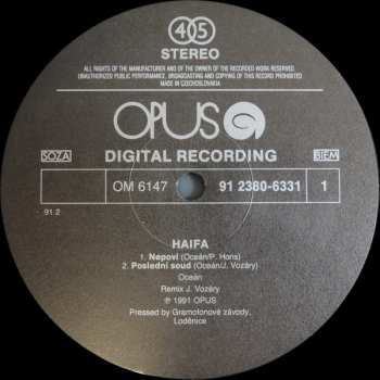 LP Oceán: Haifa Remix