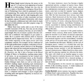 CD Håkan Sund: Magic Of The Moment - Ögonblickets Magi