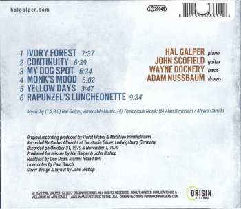 CD Hal Galper: Ivory Forest Redux