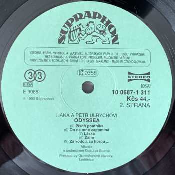 LP Hana A Petr Ulrychovi: Odyssea
