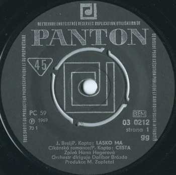 SP Hana Hegerová: Hana Hegerová