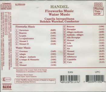 CD Georg Friedrich Händel: Fireworks Music / Water Music