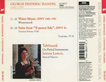 CD Georg Friedrich Händel: Water Music · Suite From Il Pastor Fido