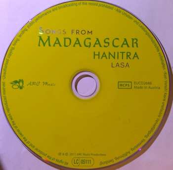 CD Hanitra Ranaivo: Songs From Madagascar - Lasa