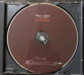 CD Hank Jones Trio: Satin Doll