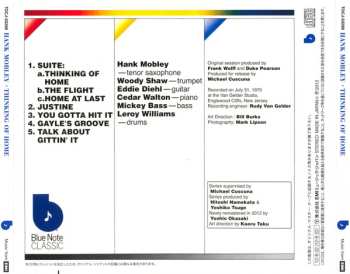 CD Hank Mobley: Thinking Of Home LTD