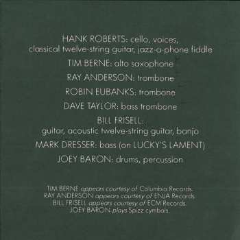 CD Hank Roberts: Black Pastels
