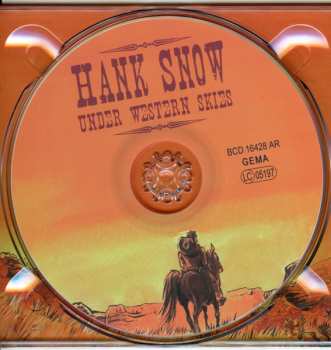 CD Hank Snow: Under Western Skies
