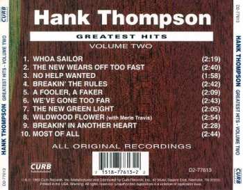 CD Hank Thompson: Greatest Hits - Volume Two