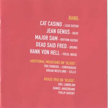 CD Hank Von Helvete: Egomania DIGI