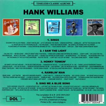 5CD/Caja Hank Williams: Timeless Classic Albums