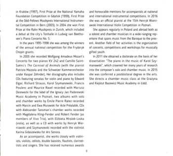 CD Hanna Holeksa: Tansman / Piano Music