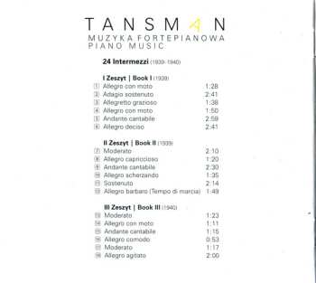 CD Hanna Holeksa: Tansman / Piano Music
