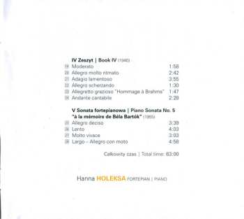 CD Hanna Holeksa: Tansman / Piano Music