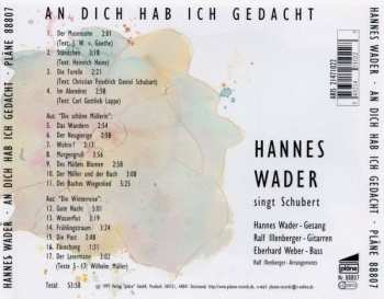 CD Hannes Wader: An Dich Hab Ich Gedacht - Hannes Wader Singt Schubert