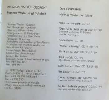 CD Hannes Wader: An Dich Hab Ich Gedacht - Hannes Wader Singt Schubert