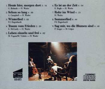 CD Hannes Wader: Daß Nichts Bleibt Wie Es War - Live