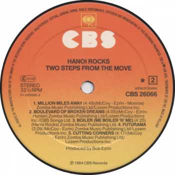 LP Hanoi Rocks: Two Steps From The Move NUM | LTD | CLR