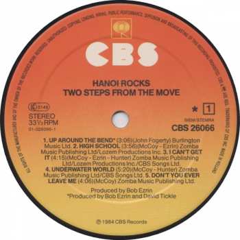 LP Hanoi Rocks: Two Steps From The Move NUM | LTD | CLR
