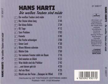 CD Hans Hartz: Die Weißen Tauben Sind Müde