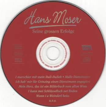 CD Hans Moser: Seine Grossen Erfolge
