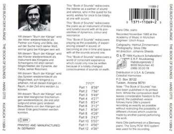CD Hans Otte: Das Buch Der Klänge / The Book Of Sounds