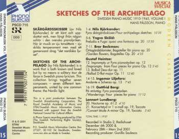 CD Hans Pålsson: Svensk Pianomusik Vol. I - Skärgårdsskisser