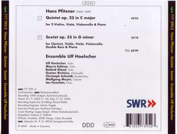 CD Hans Pfitzner: Piano Quintet • Sextet