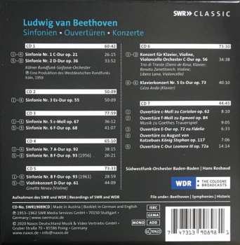 7CD/Caja Ludwig van Beethoven: Sinfonien / Ouvertüren / Konzerte