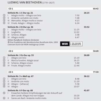 7CD/Caja Ludwig van Beethoven: Sinfonien / Ouvertüren / Konzerte