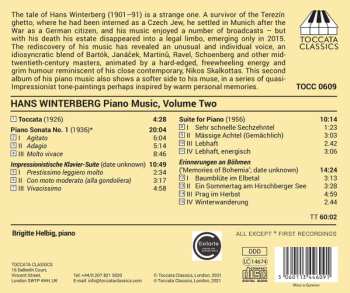 CD Hans Winterberg: Piano Music, Volume Two