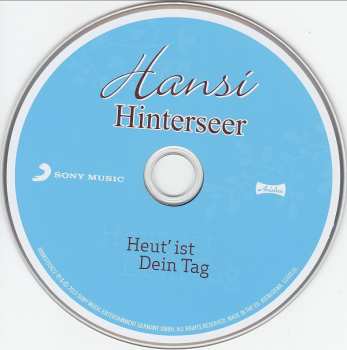 CD Hansi Hinterseer: Heut' Ist Dein Tag
