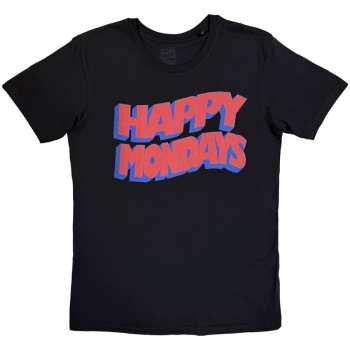 Merch Happy Mondays: Camiseta Wavy Logo Happy Mondays