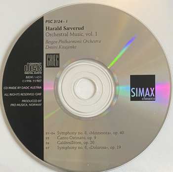 2CD Bergen Filharmoniske Orkester: Orchestral Music Vol 1