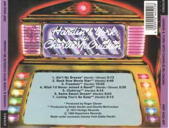 CD Hardin & York: Hardin & York With Charlie McCracken