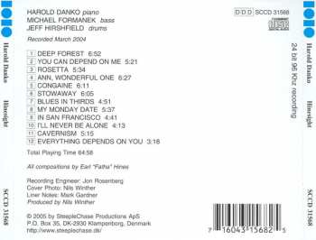 CD Harold Danko: Hinesight - The Music Of Earl Fatha Hines