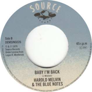 SP Harold Melvin And The Blue Notes: Prayin' / Baby I'm Back