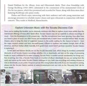 CD Sally Pinkas: Piano Music