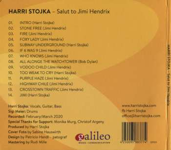 CD Harri Stojka: Salut To Jimi Hendrix