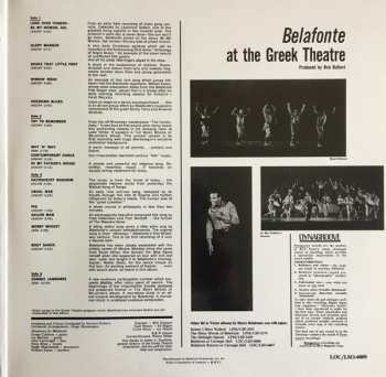 2LP Harry Belafonte: Belafonte At The Greek Theatre