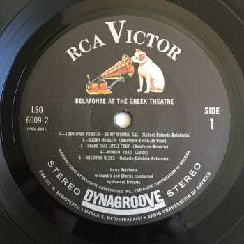2LP Harry Belafonte: Belafonte At The Greek Theatre