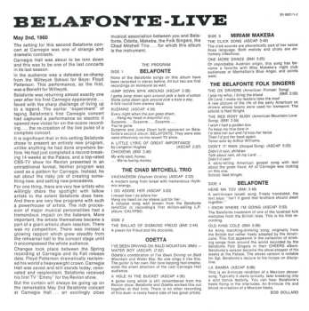 2LP/Caja Harry Belafonte: Belafonte Live!