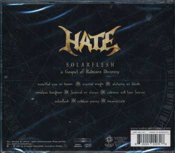 CD Hate: Solarflesh: A Gospel Of Radiant Divinity